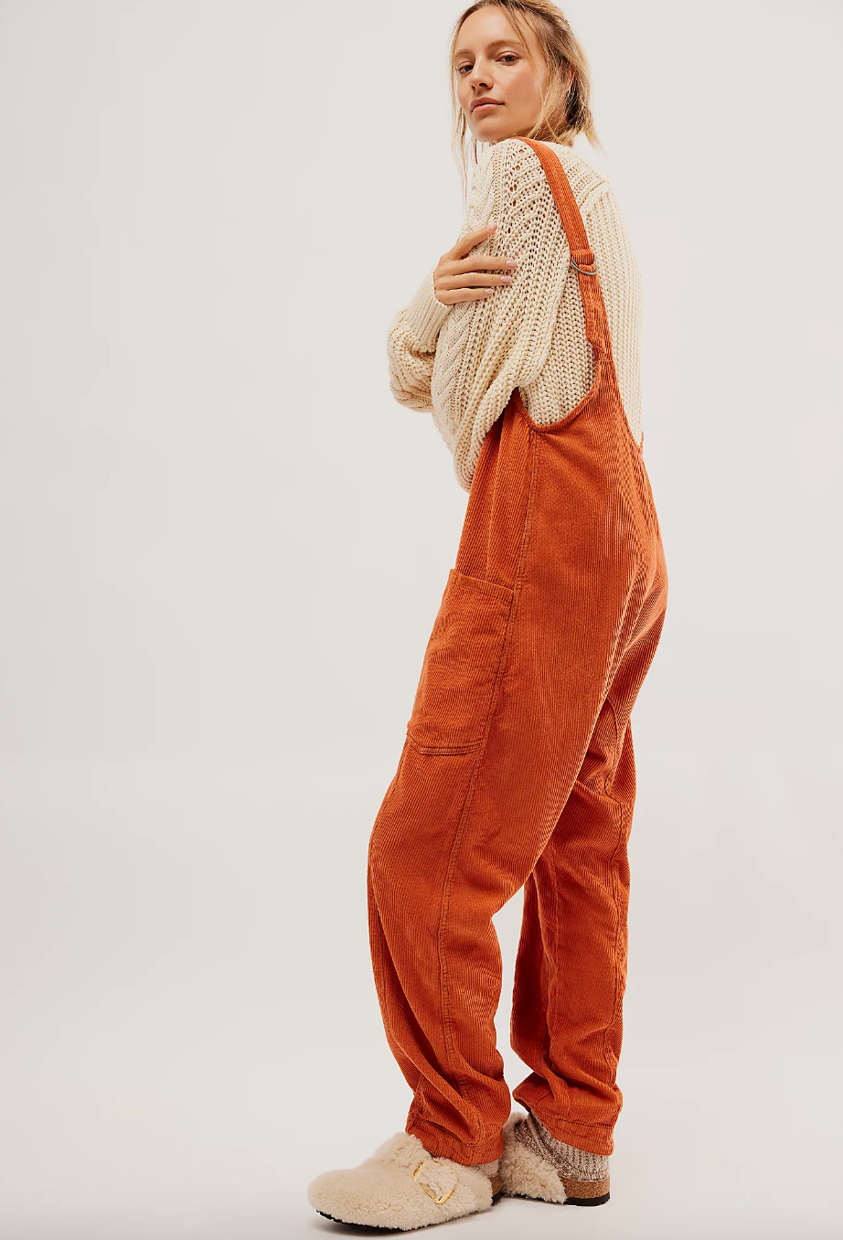 fp high roller cord jumpsuit