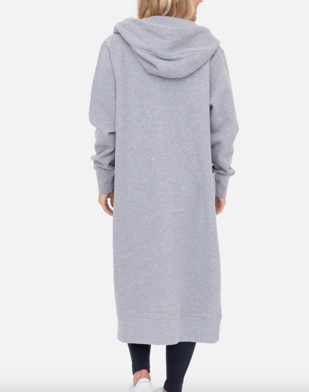 Longline zip through 2024 hoodie