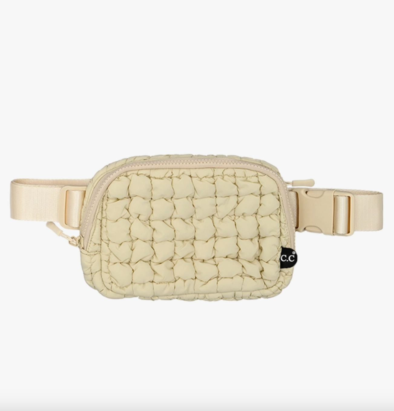 quilted puffer fanny pack