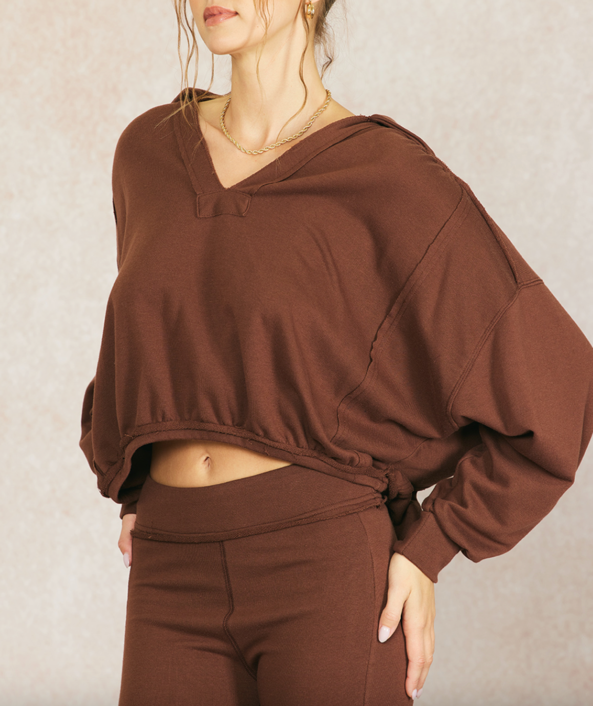 terry slouch top