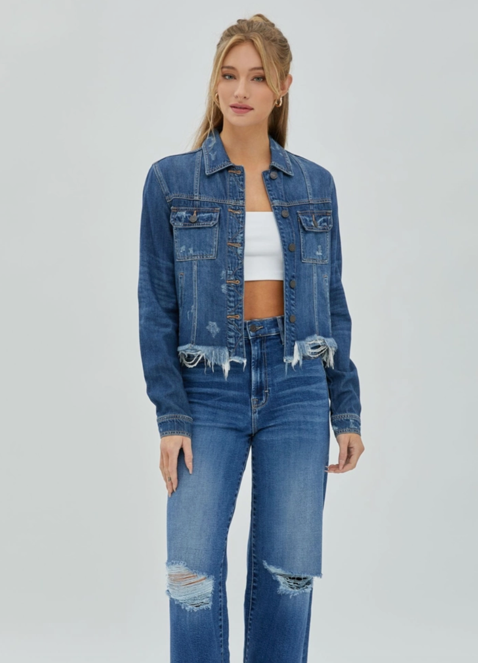 it girl denim jacket