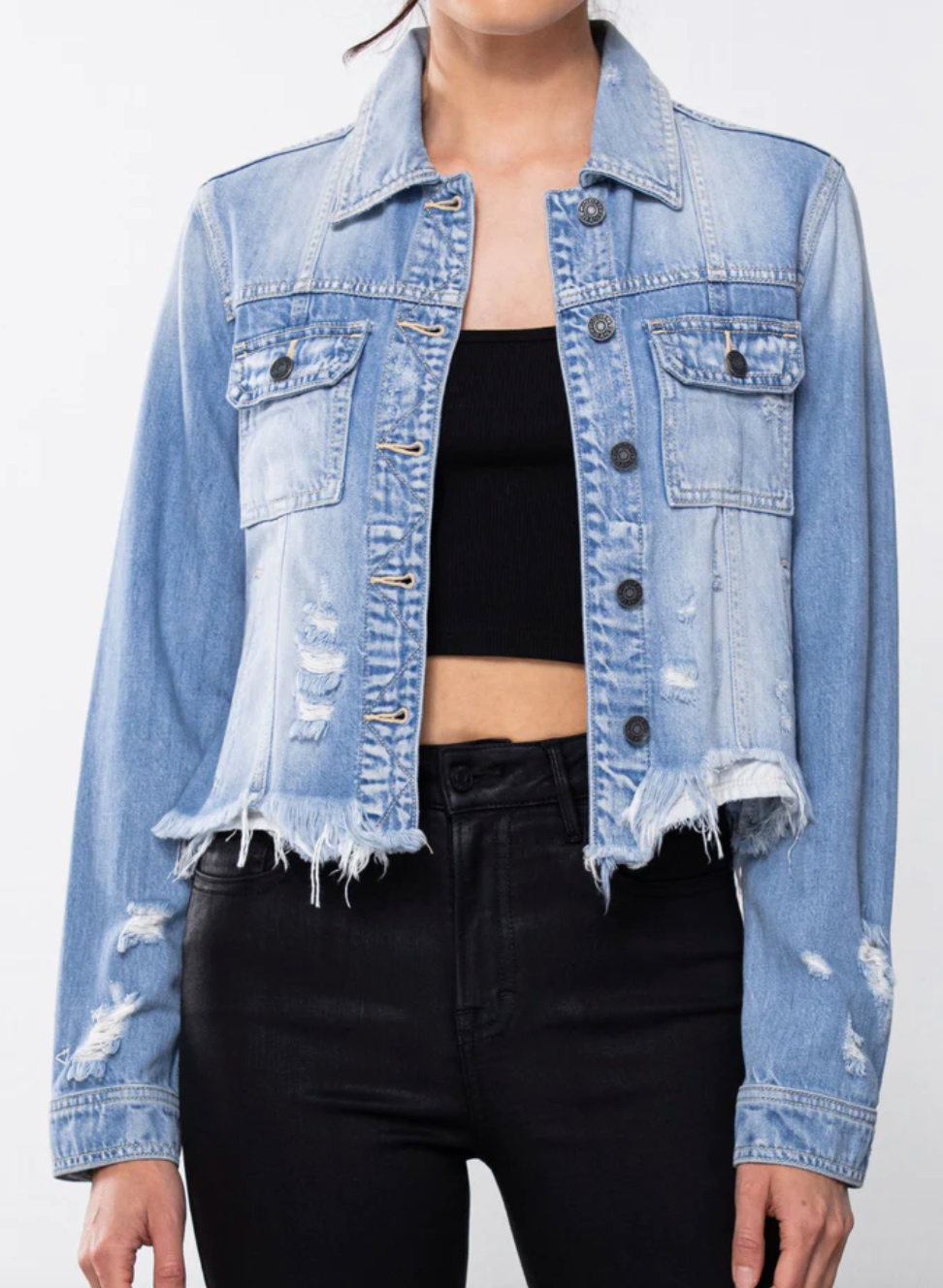 it girl denim jacket