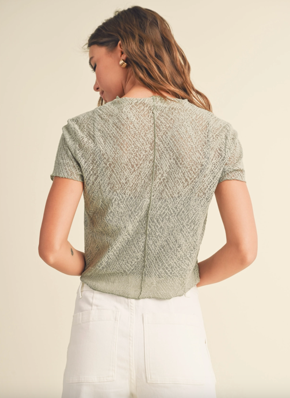 sage it ain't so textured top