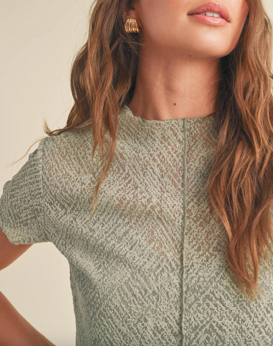 sage it ain't so textured top