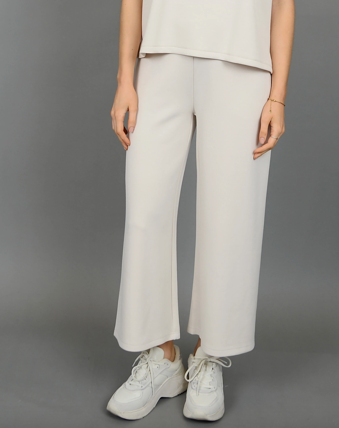 victoria soft knit cropped pants