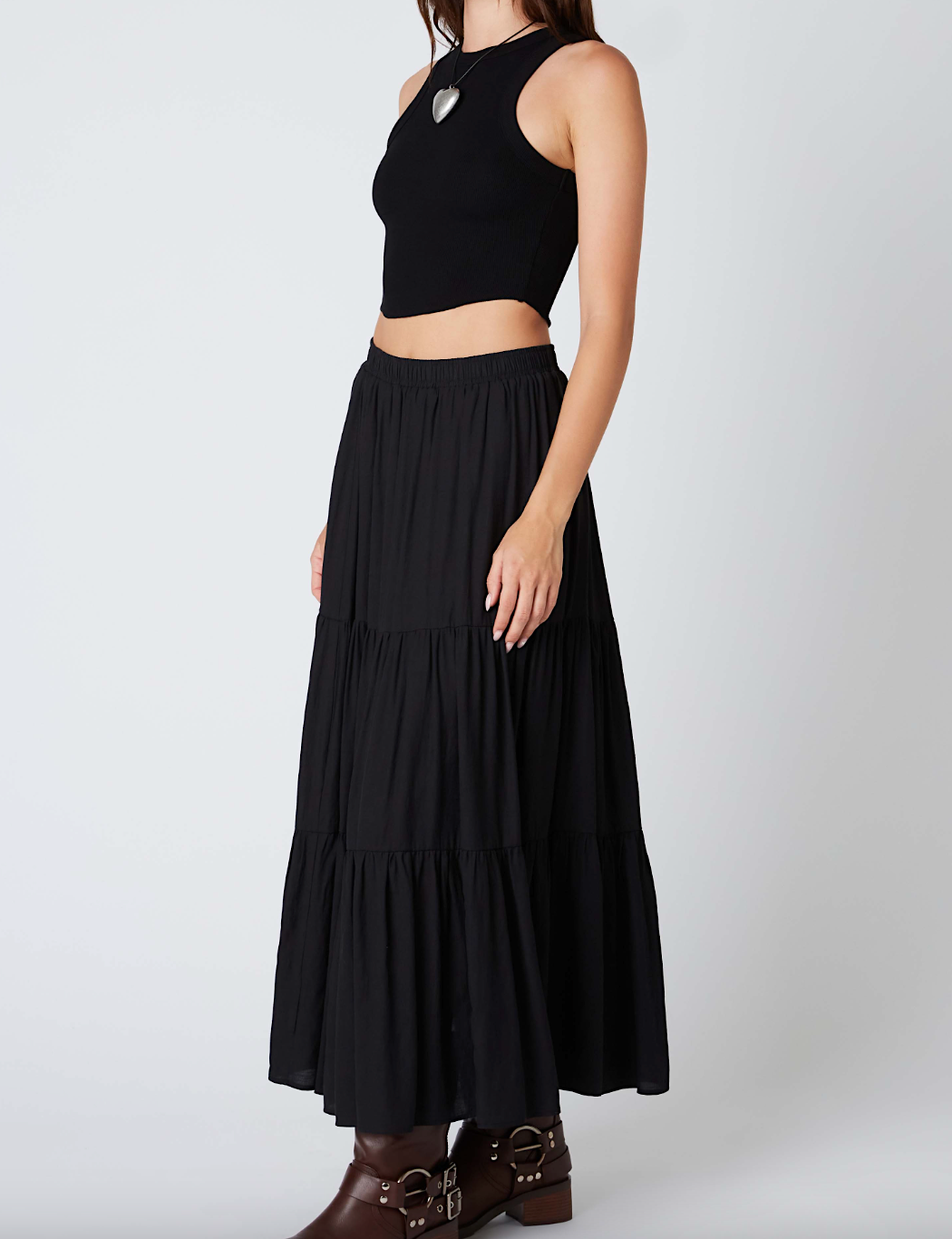 melody tiered skirt