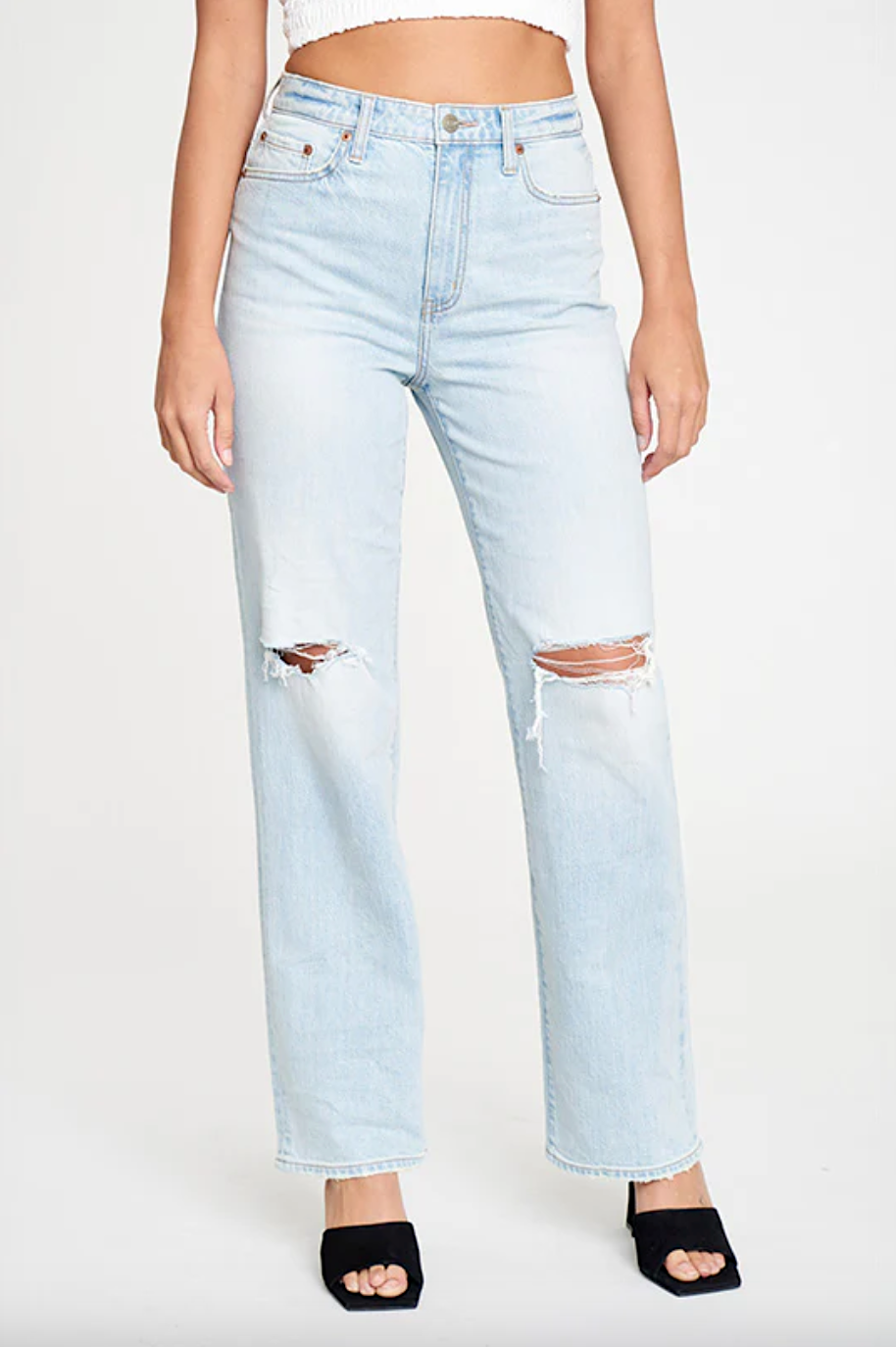 sundaze high rise dad jean - first sight vintage