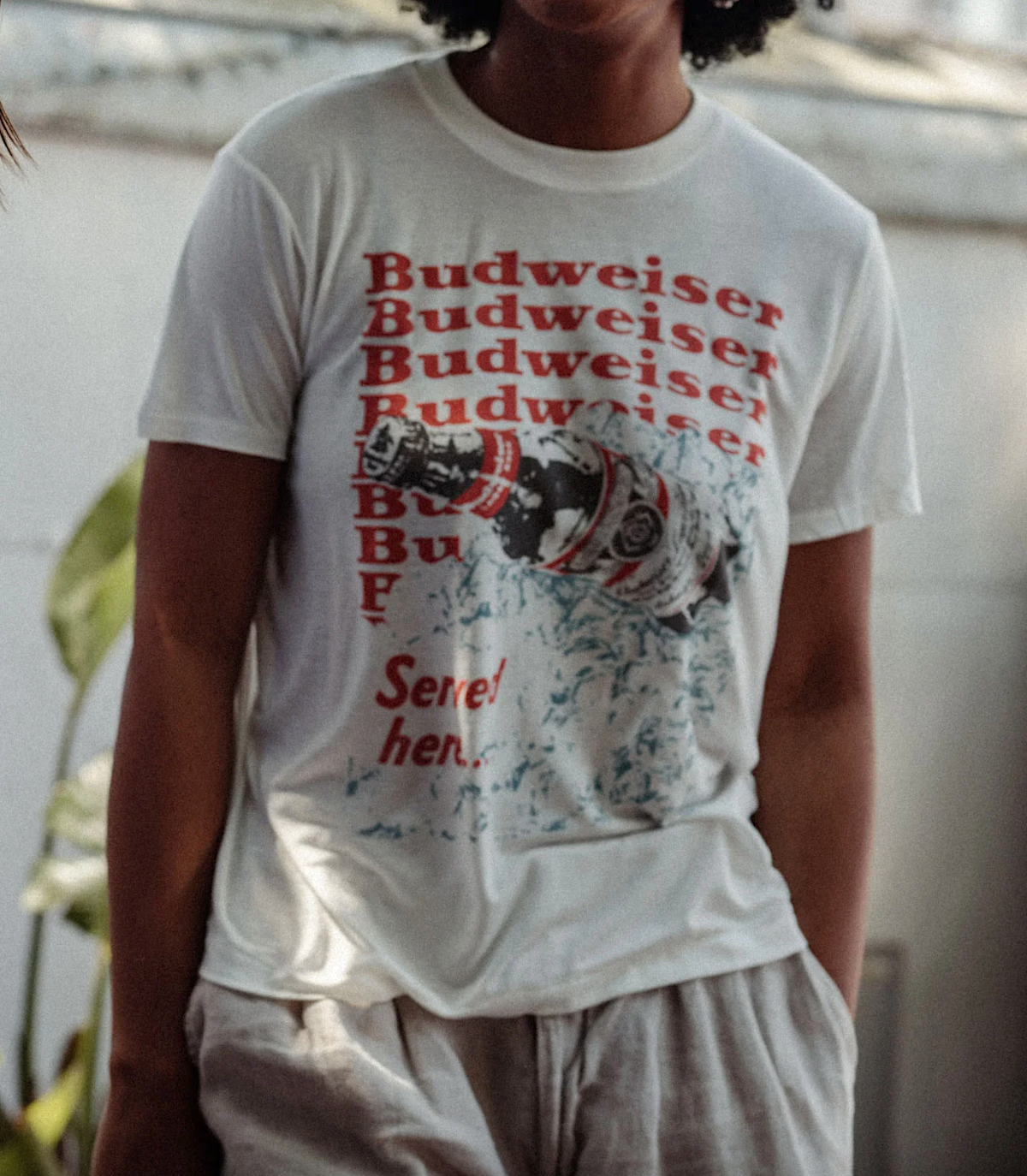 budweiser ice graphic tee