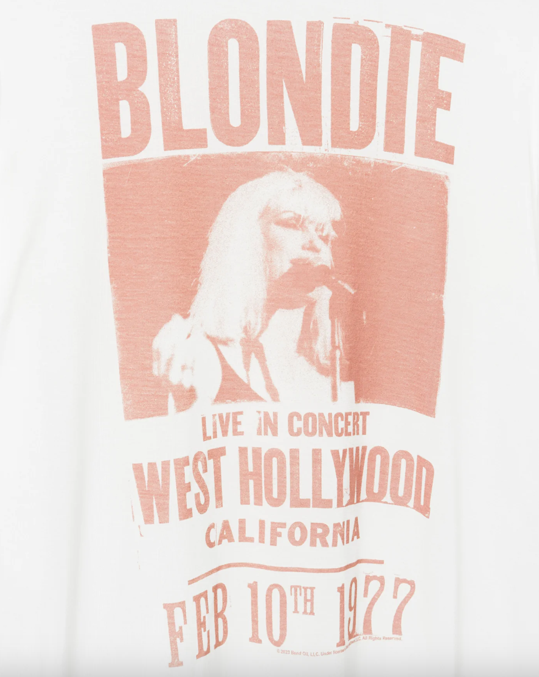 blondie west hollywood graphic tee