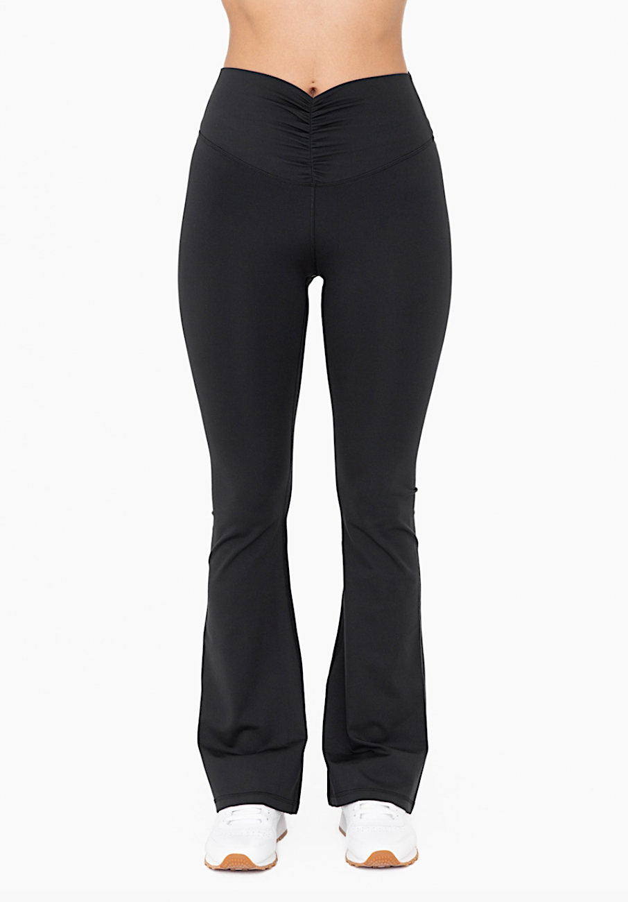 venice scrunch flare leggings