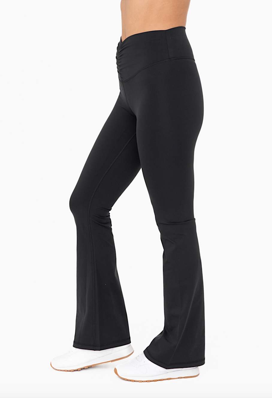 venice scrunch flare leggings