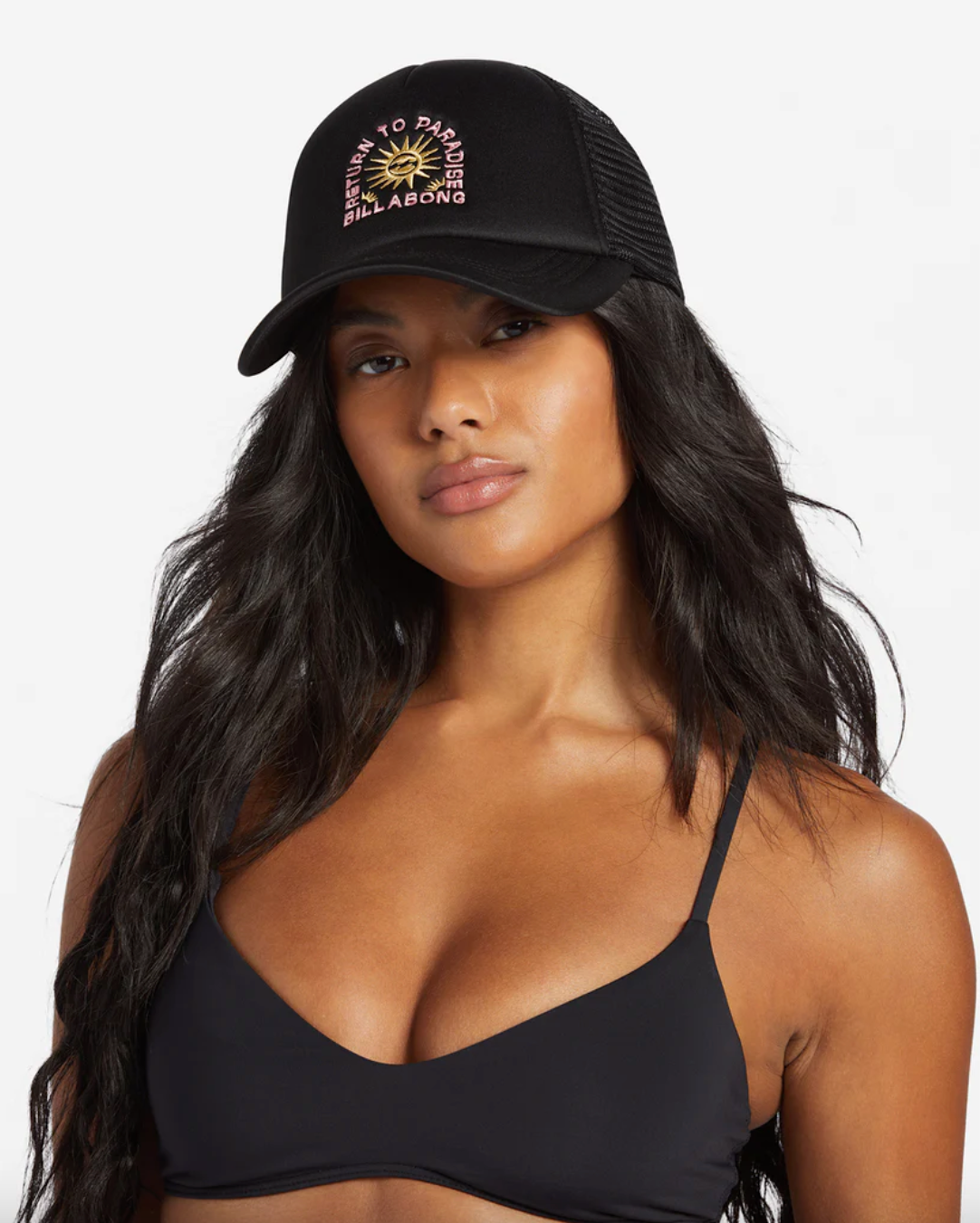 across waves trucker hat