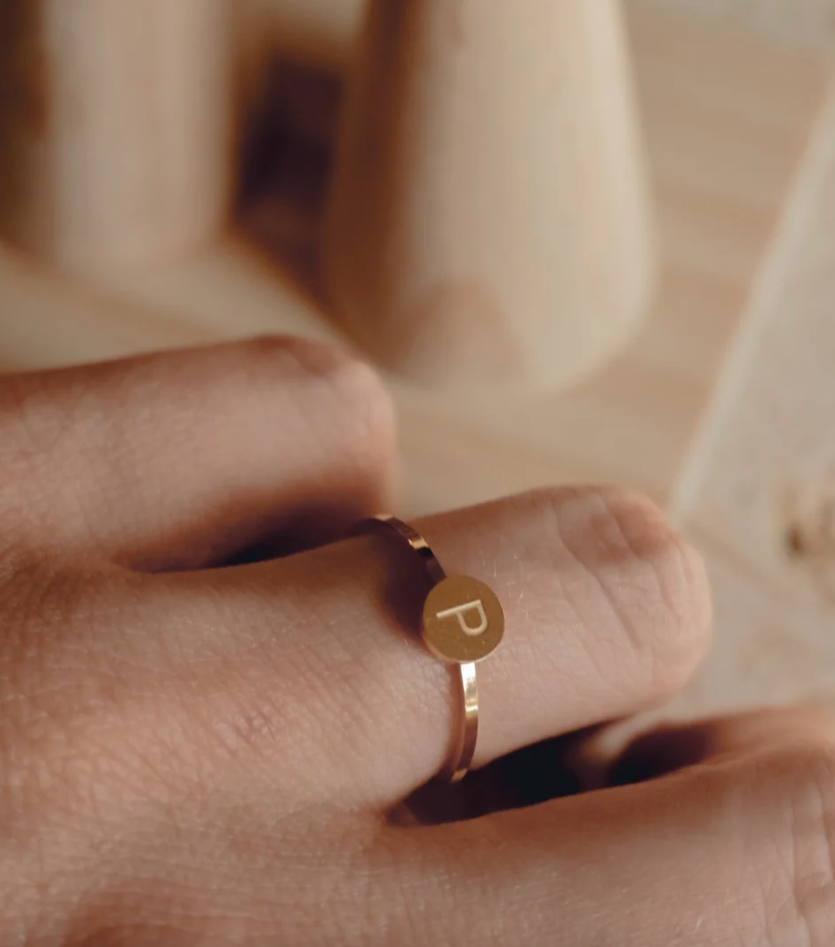 letter ring