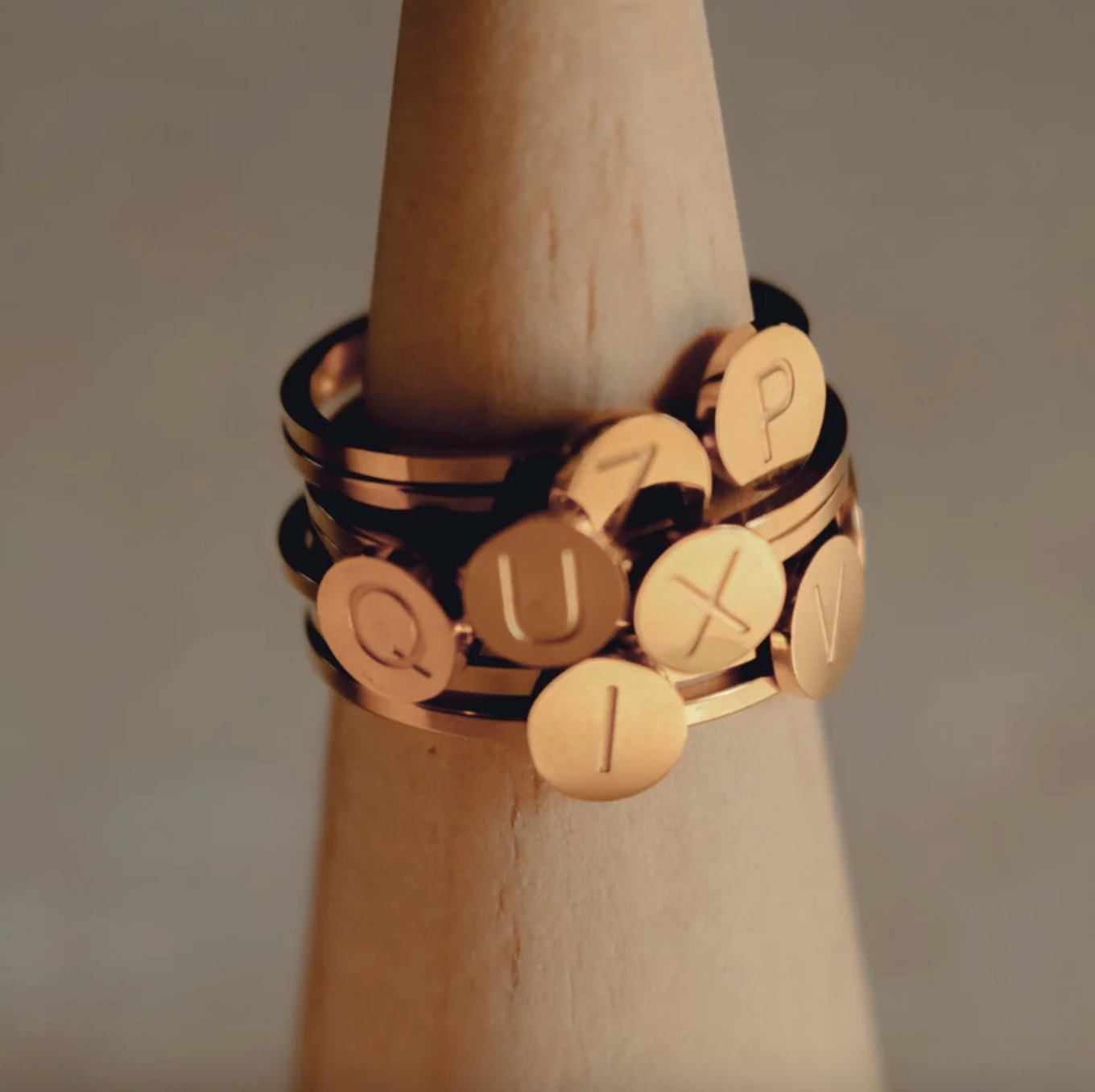 letter ring