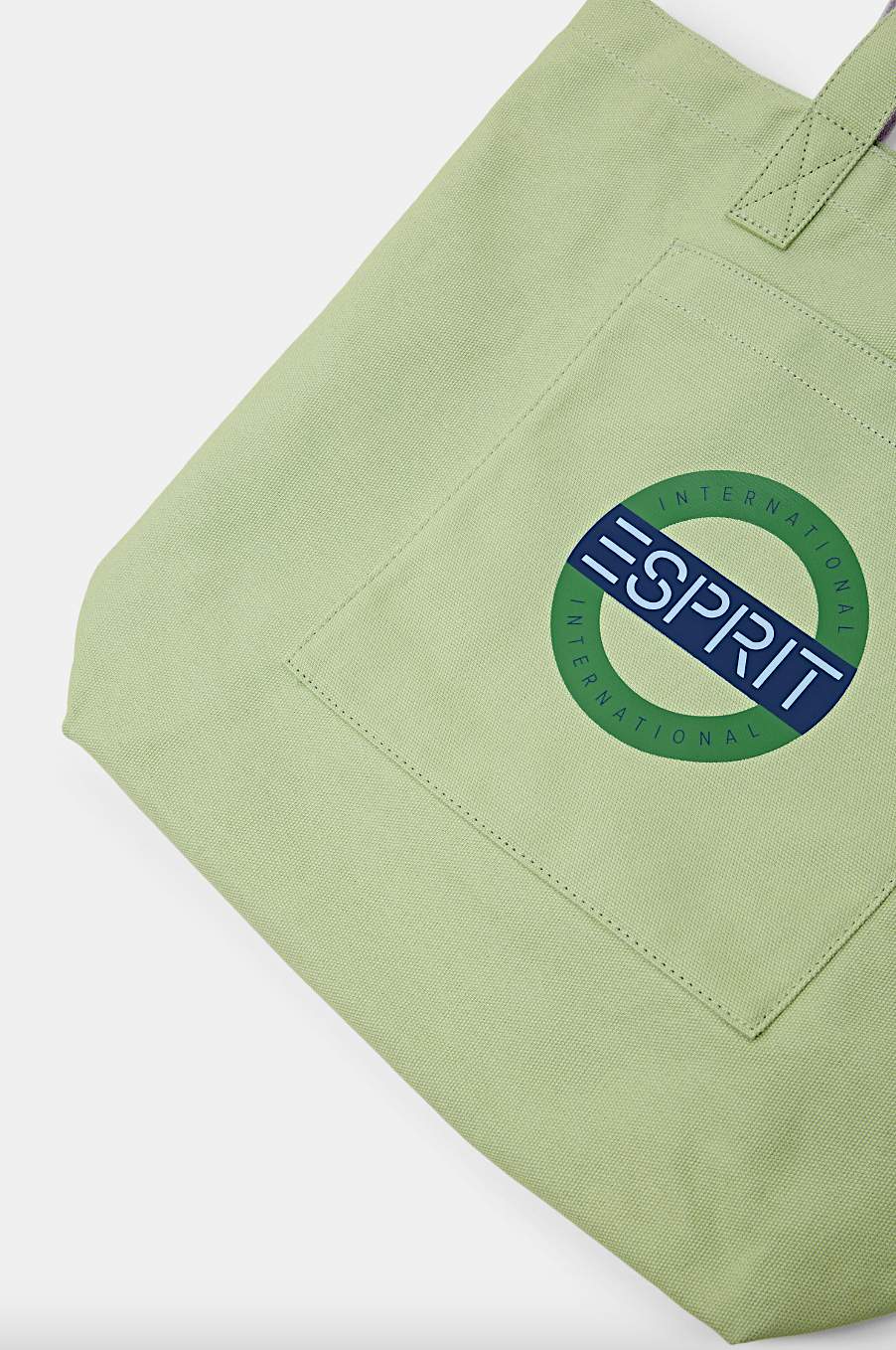 esprit logo tote bag