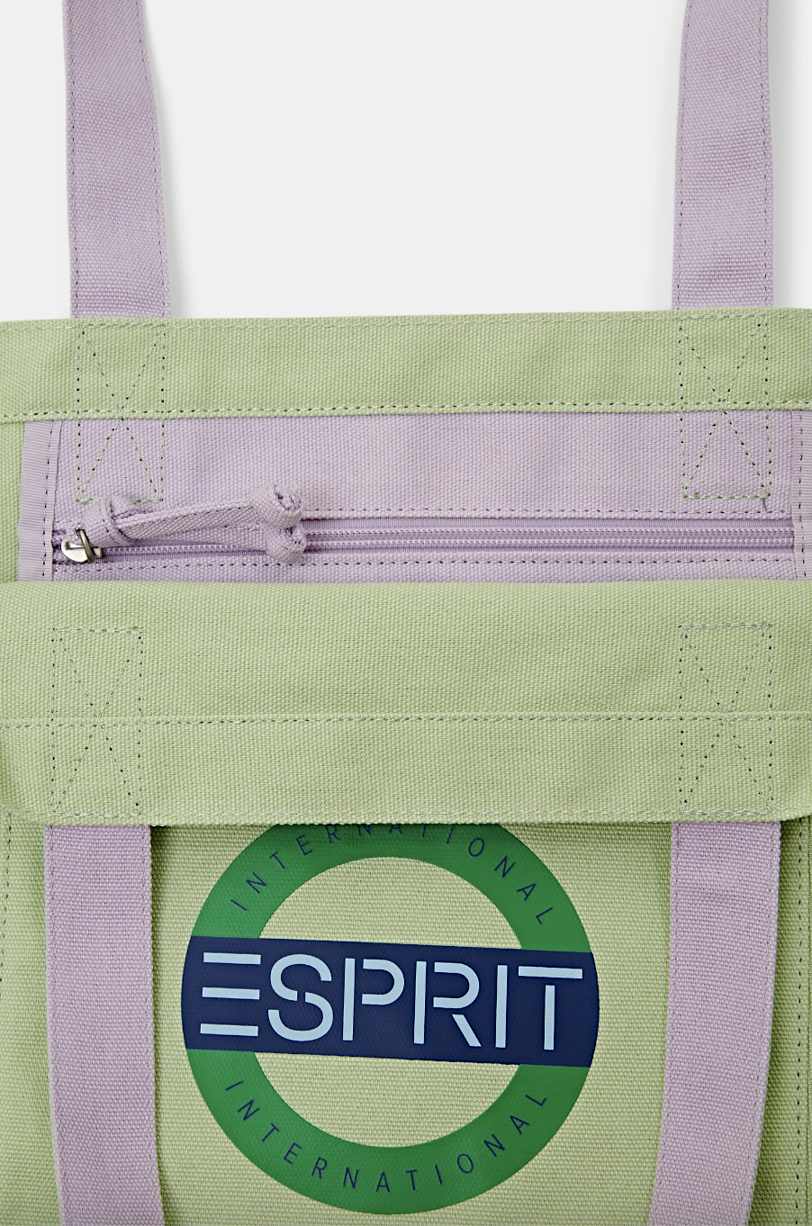 esprit logo tote bag