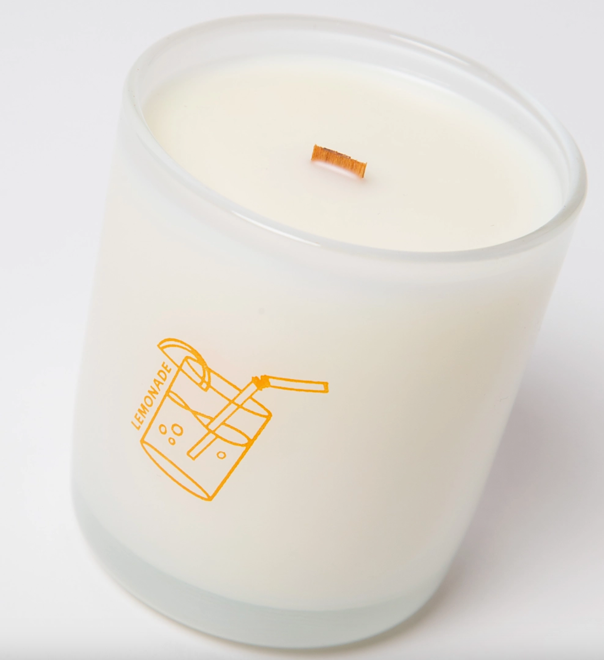 milk jar candle - lemonade