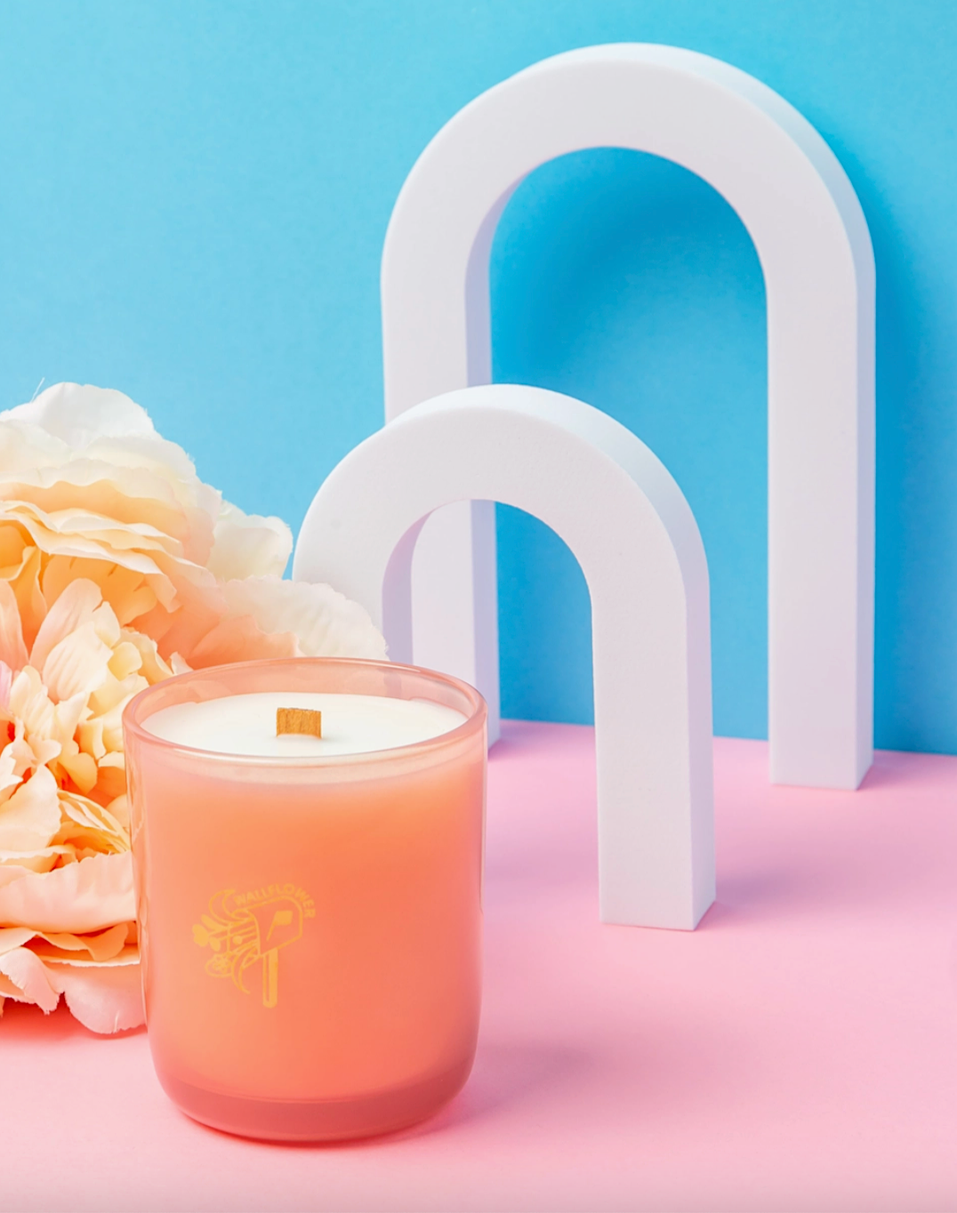 milk jar candle - wallflower