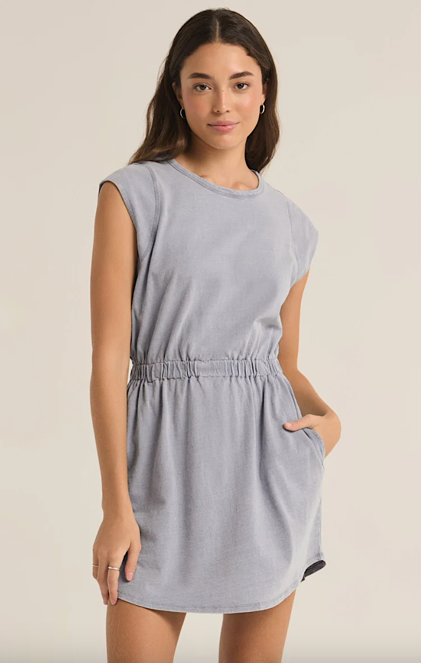 paxton knit denim dress