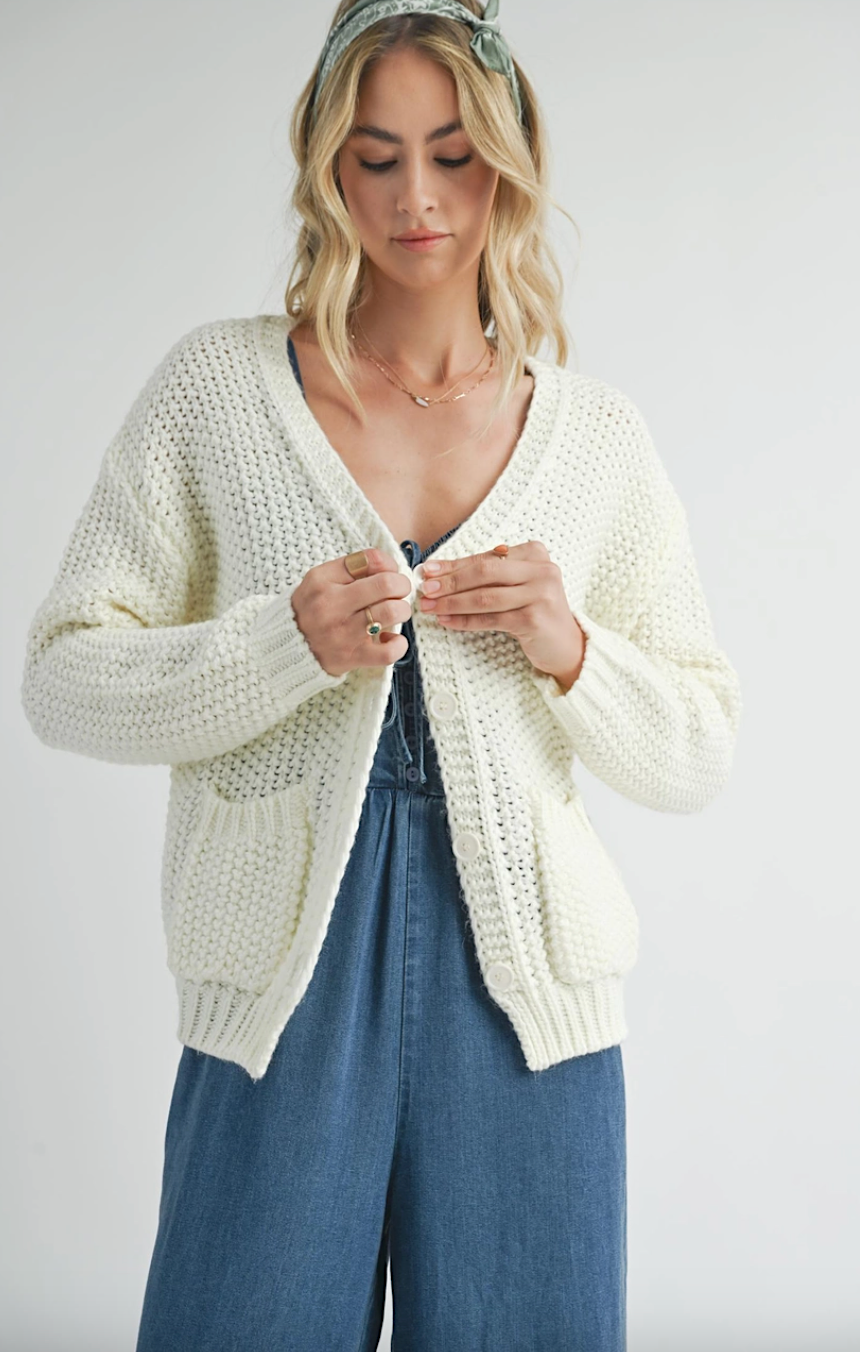 eleanor button down cardigan