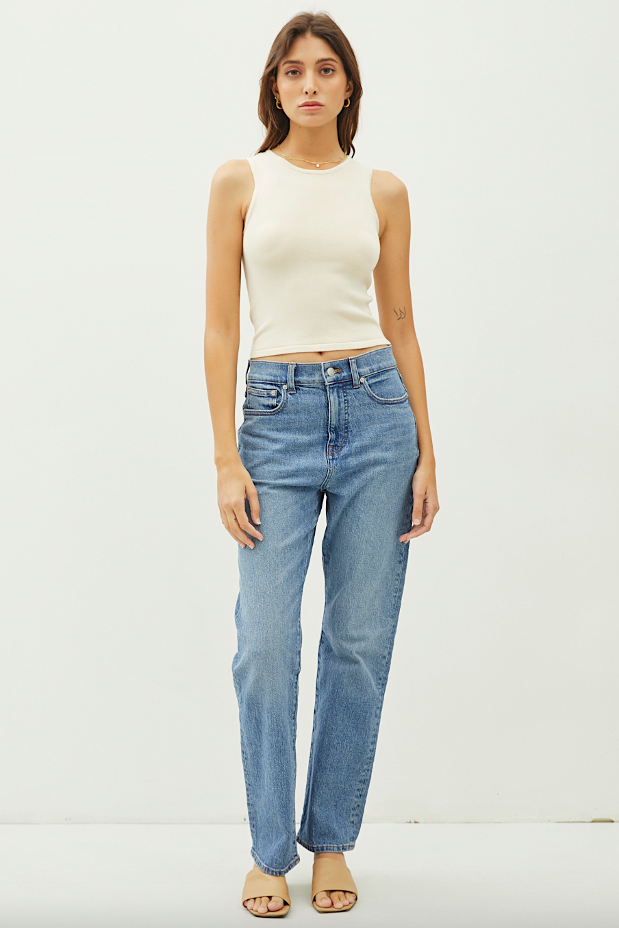 parker cropped tank