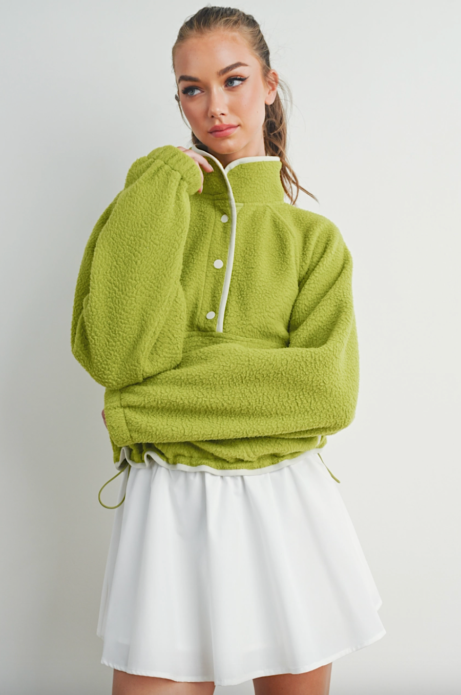 oscar sherpa pullover