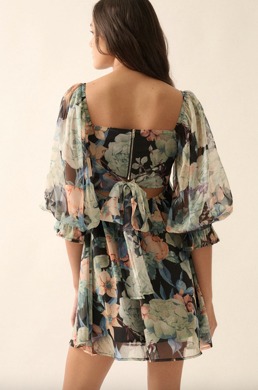 ari floral babydoll dress