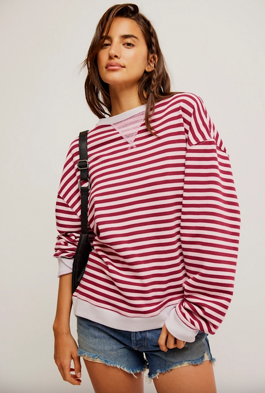 fp classic striped crewneck