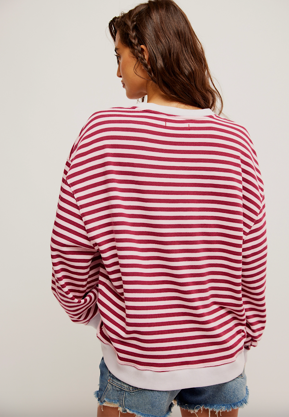 fp classic striped crewneck