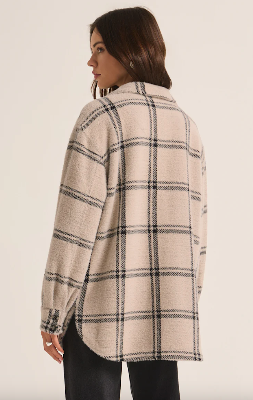 plaid tucker jacket