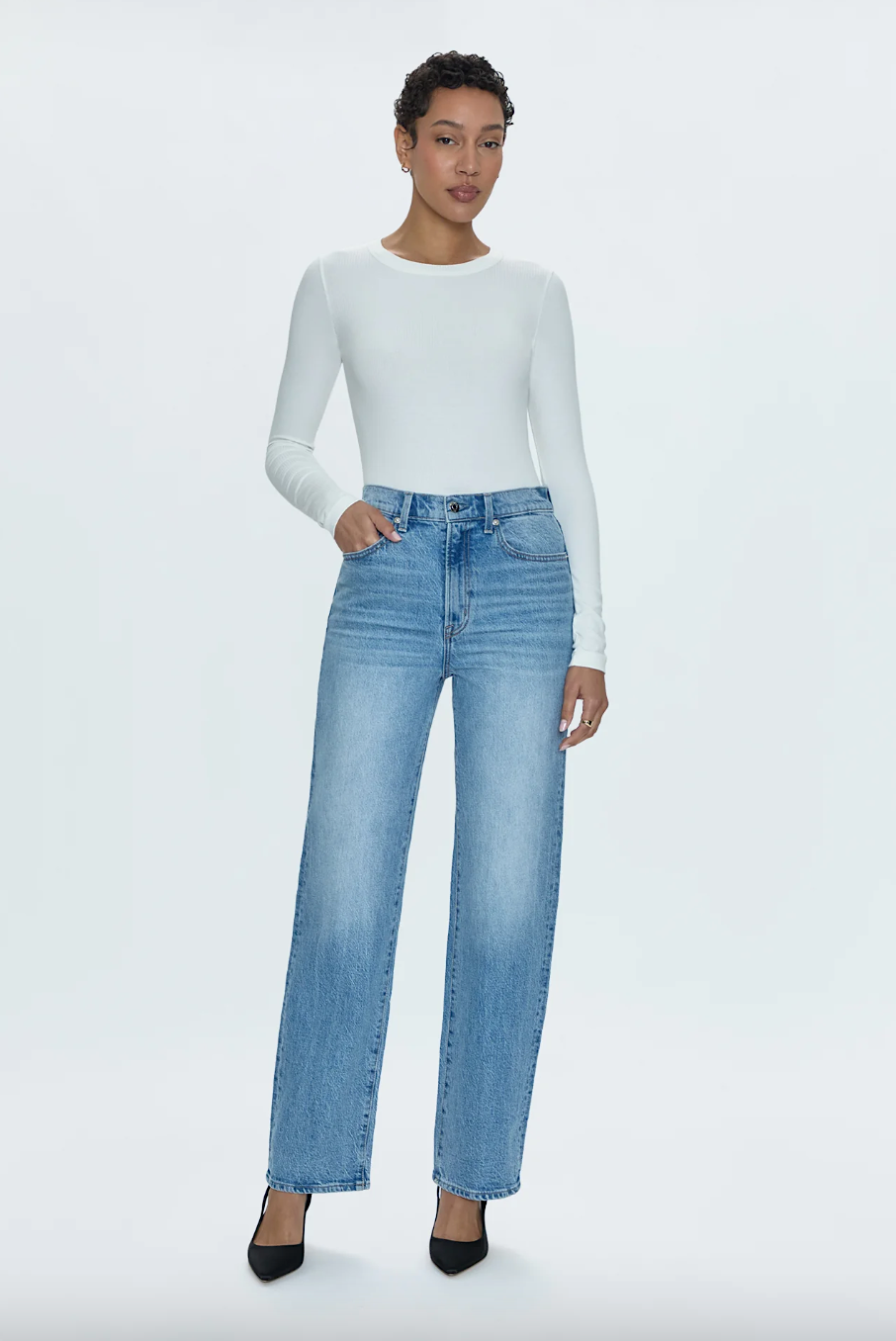 cassie high rise straight - fonda