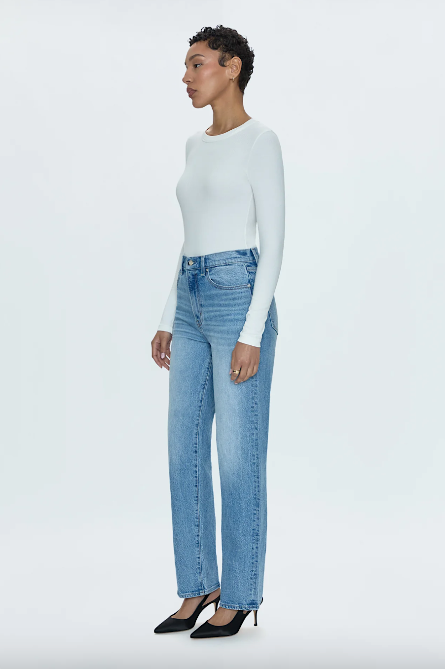 cassie high rise straight - fonda