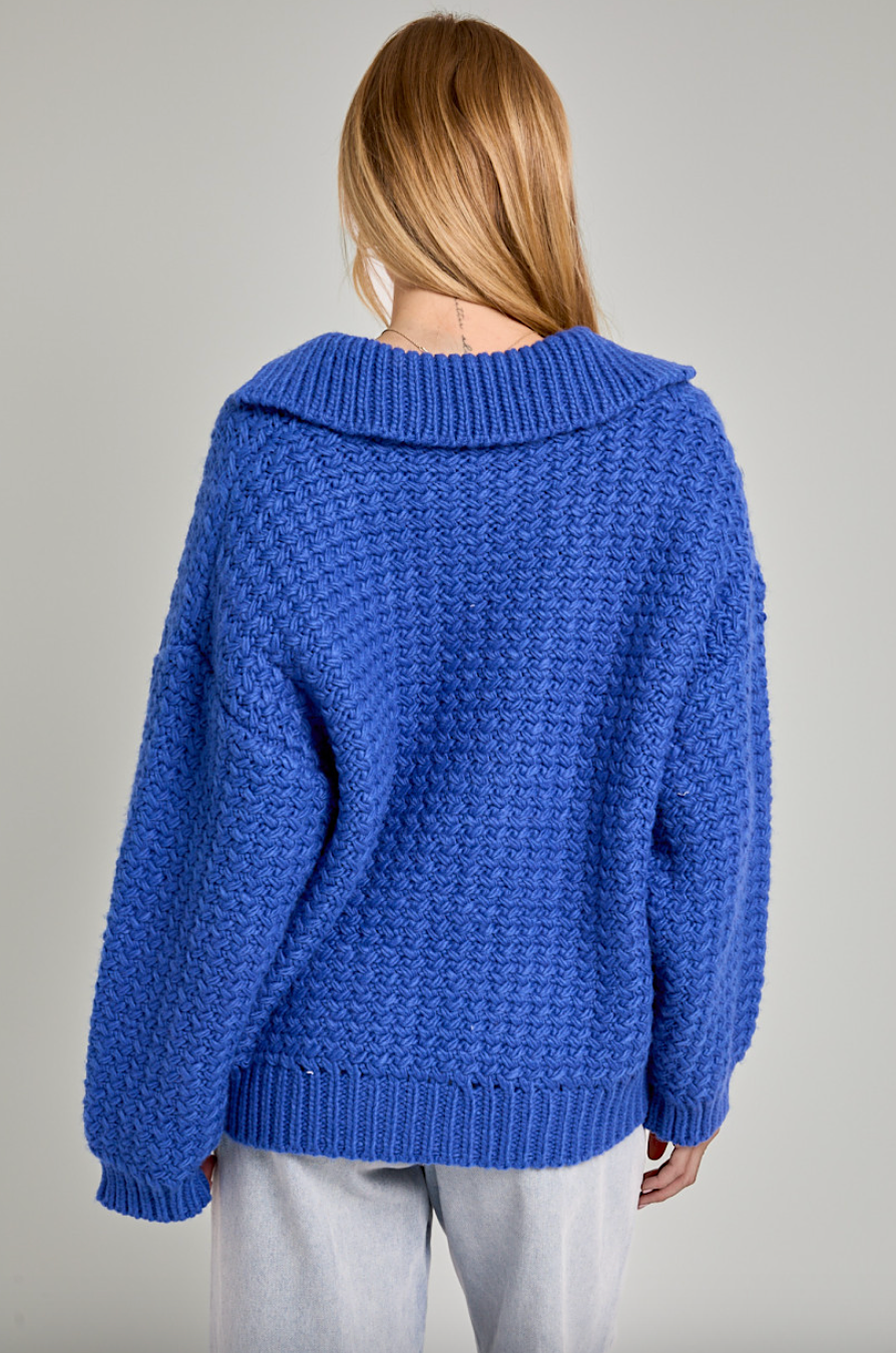 melea collared sweater