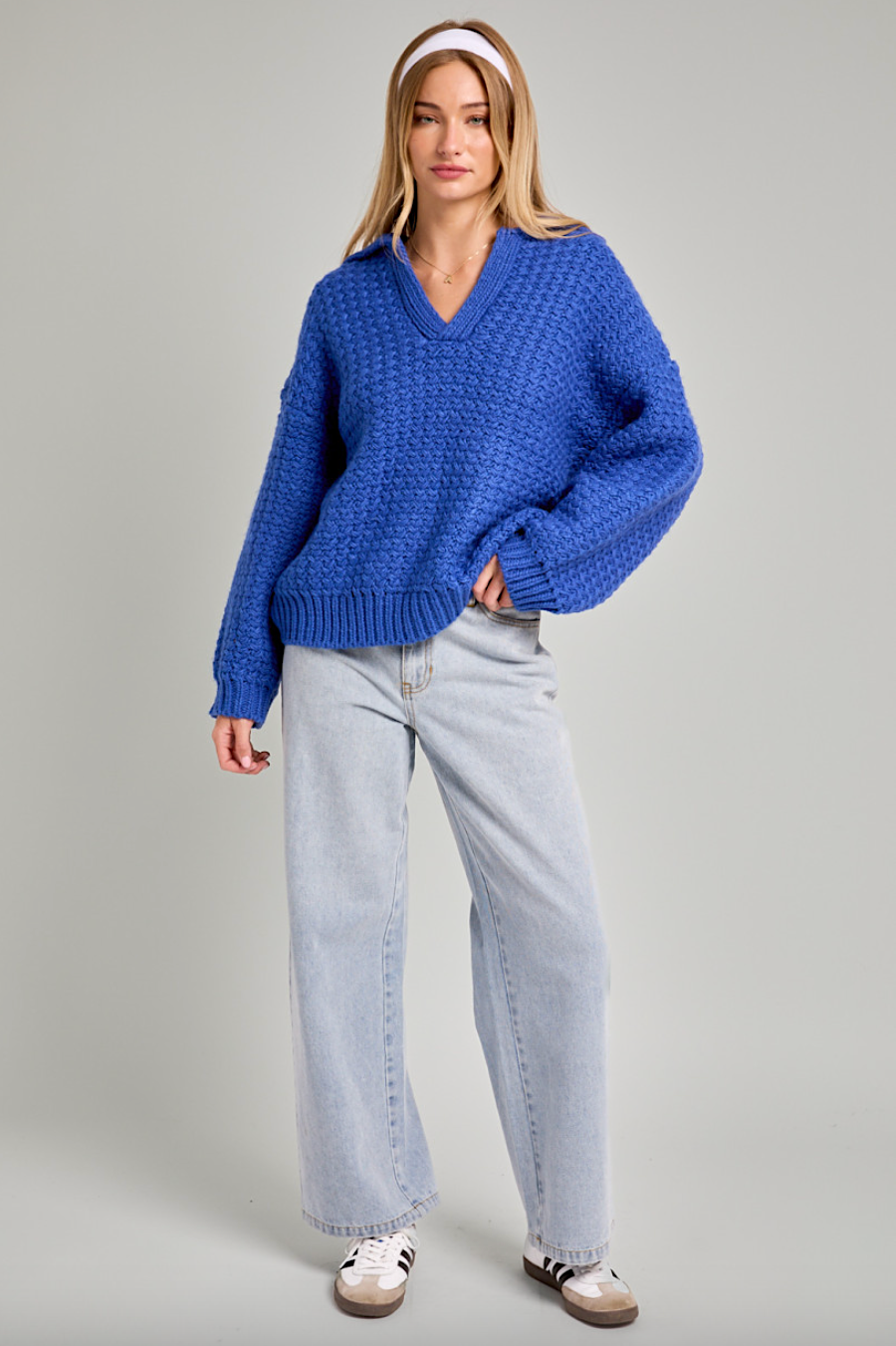 melea collared sweater