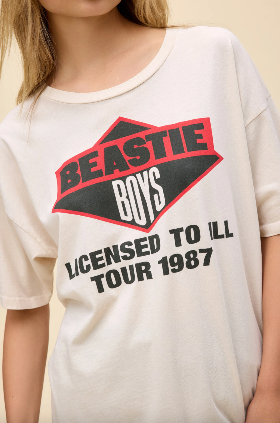 beastie boys licensed to ill tour 1987 merch tee