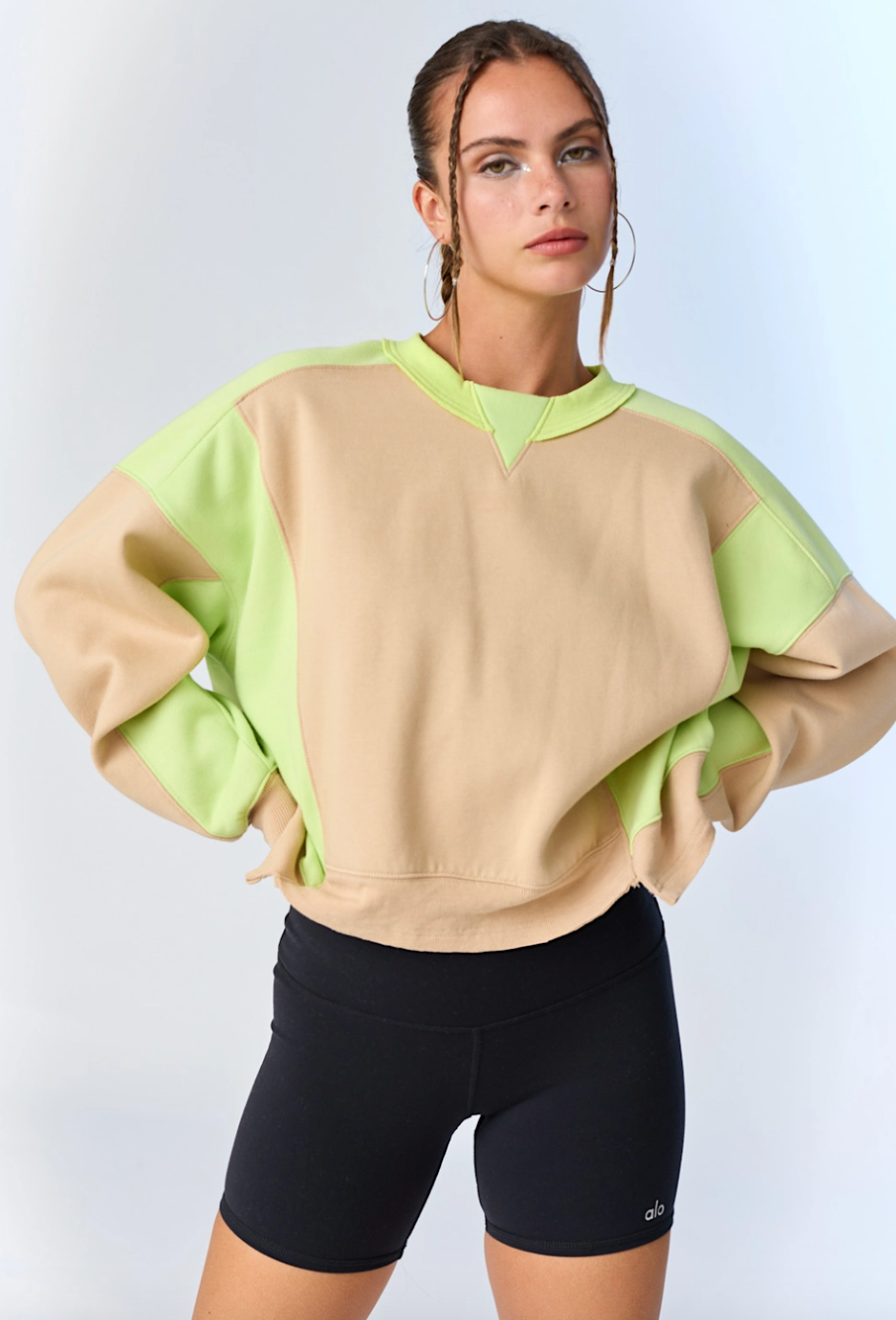 olivia contrast pullover