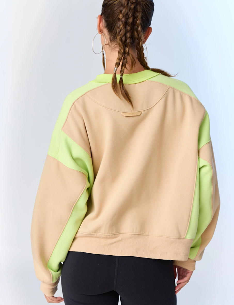 olivia contrast pullover