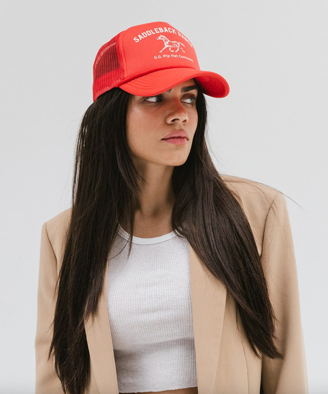 saddleback foam trucker hat