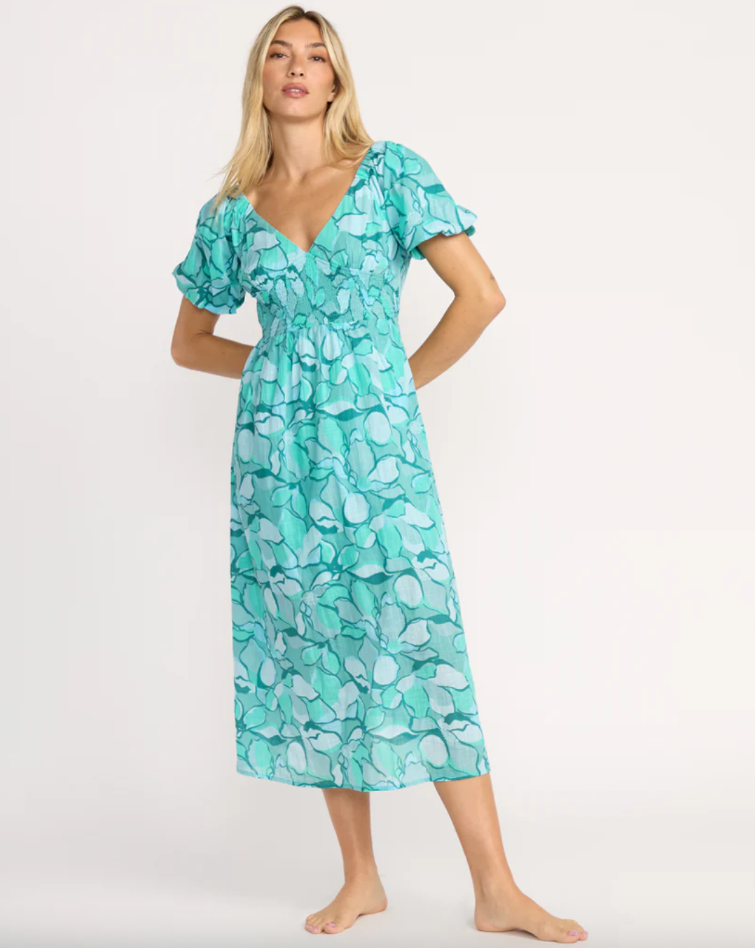 go coastal midi dress