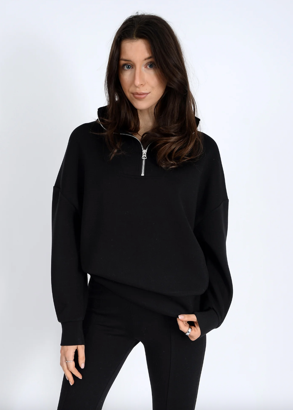seanni half zip sweatshirt