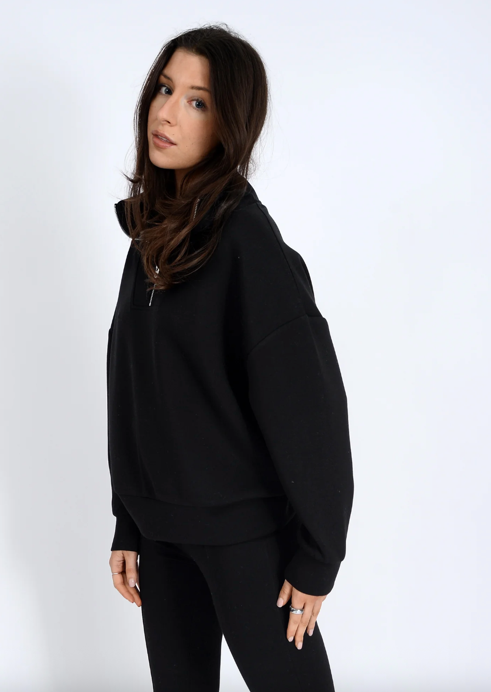 seanni half zip sweatshirt