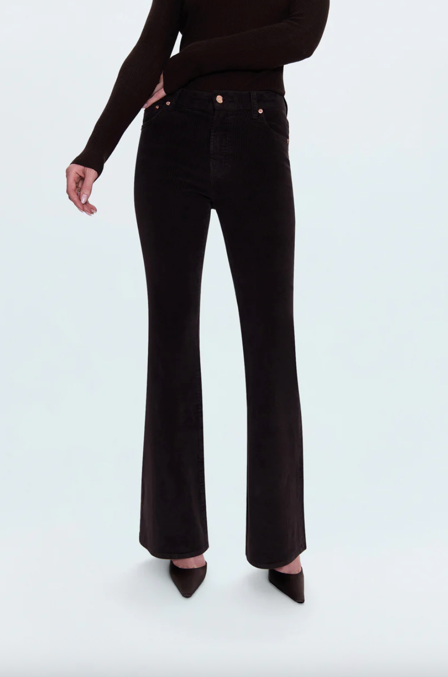 kinsley mid rise ultra flare - mocha