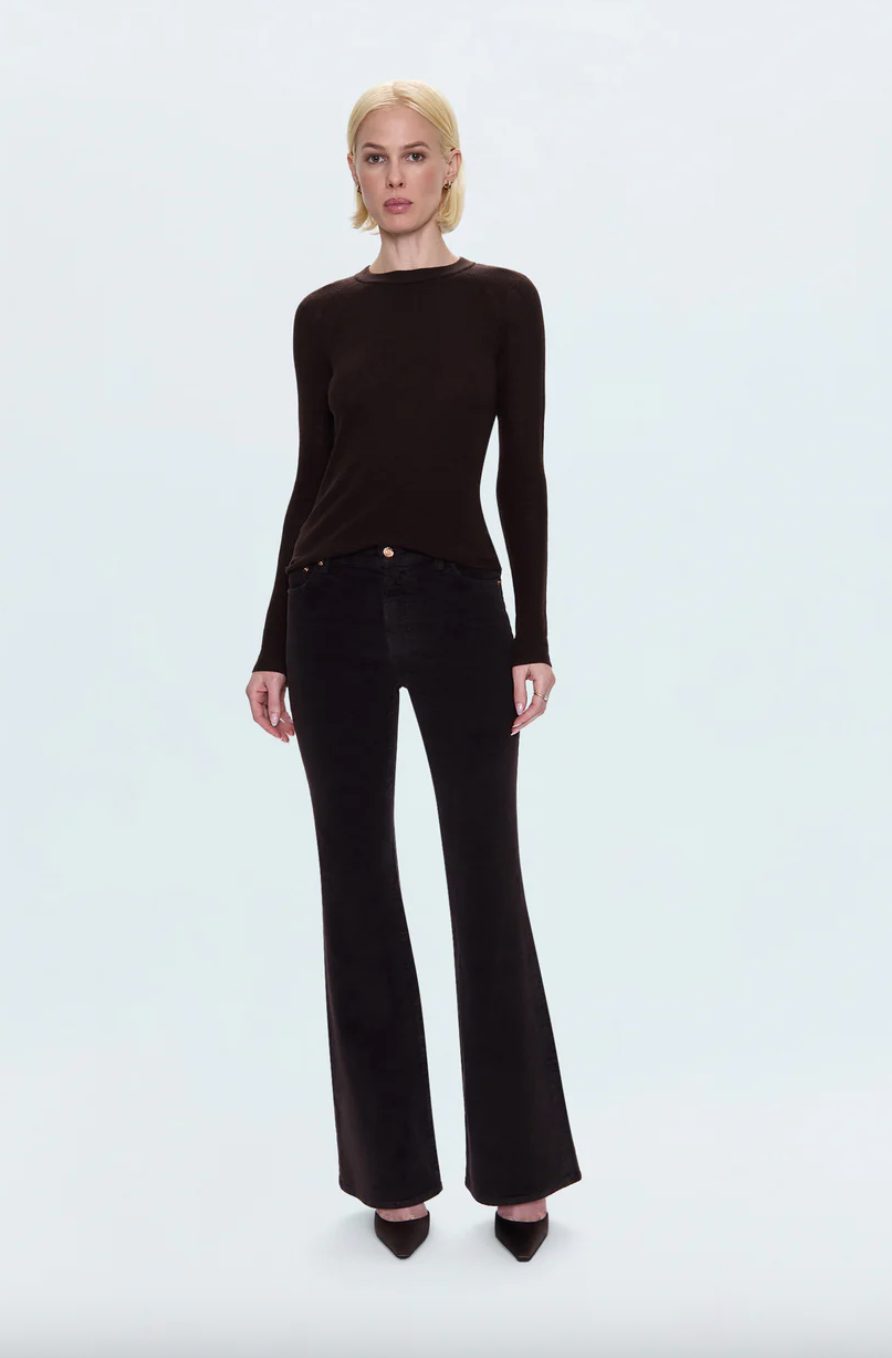 kinsley mid rise ultra flare - mocha