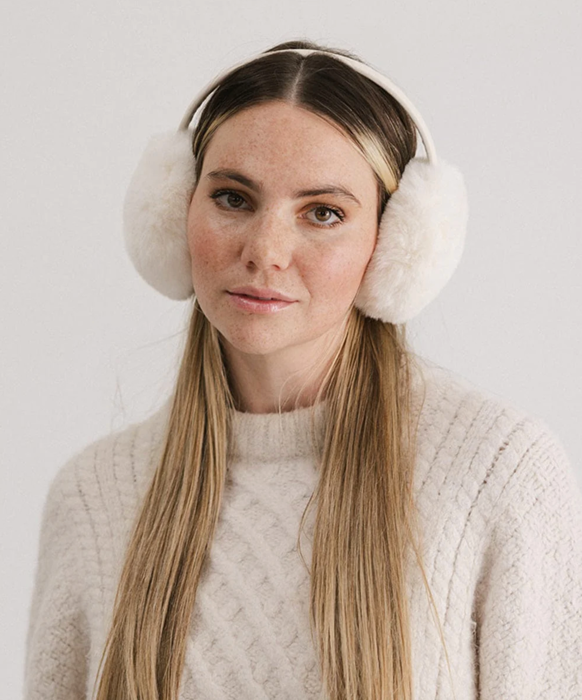 leena faux fur earmuff