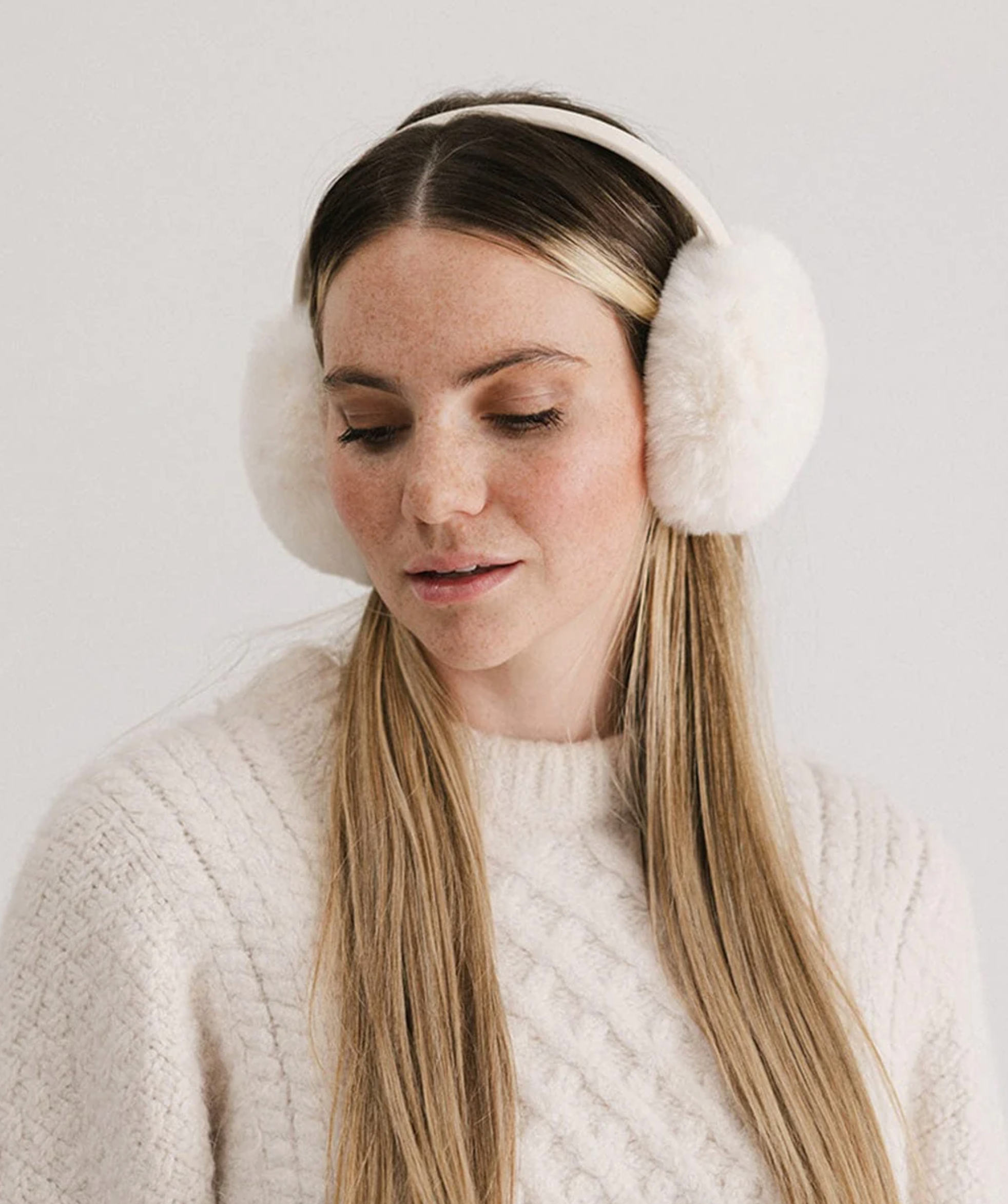 leena faux fur earmuff