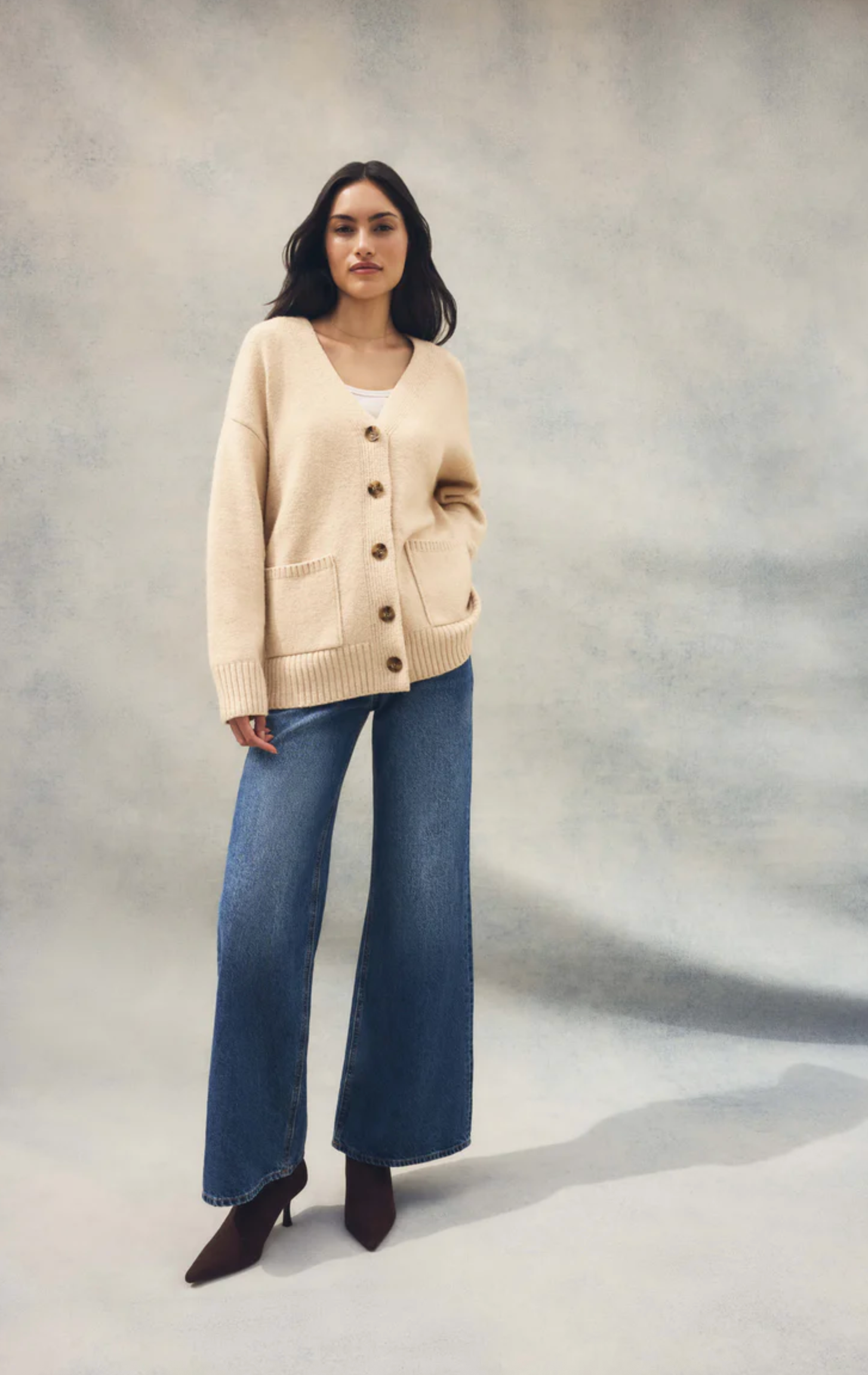 theo v-neck cardigan