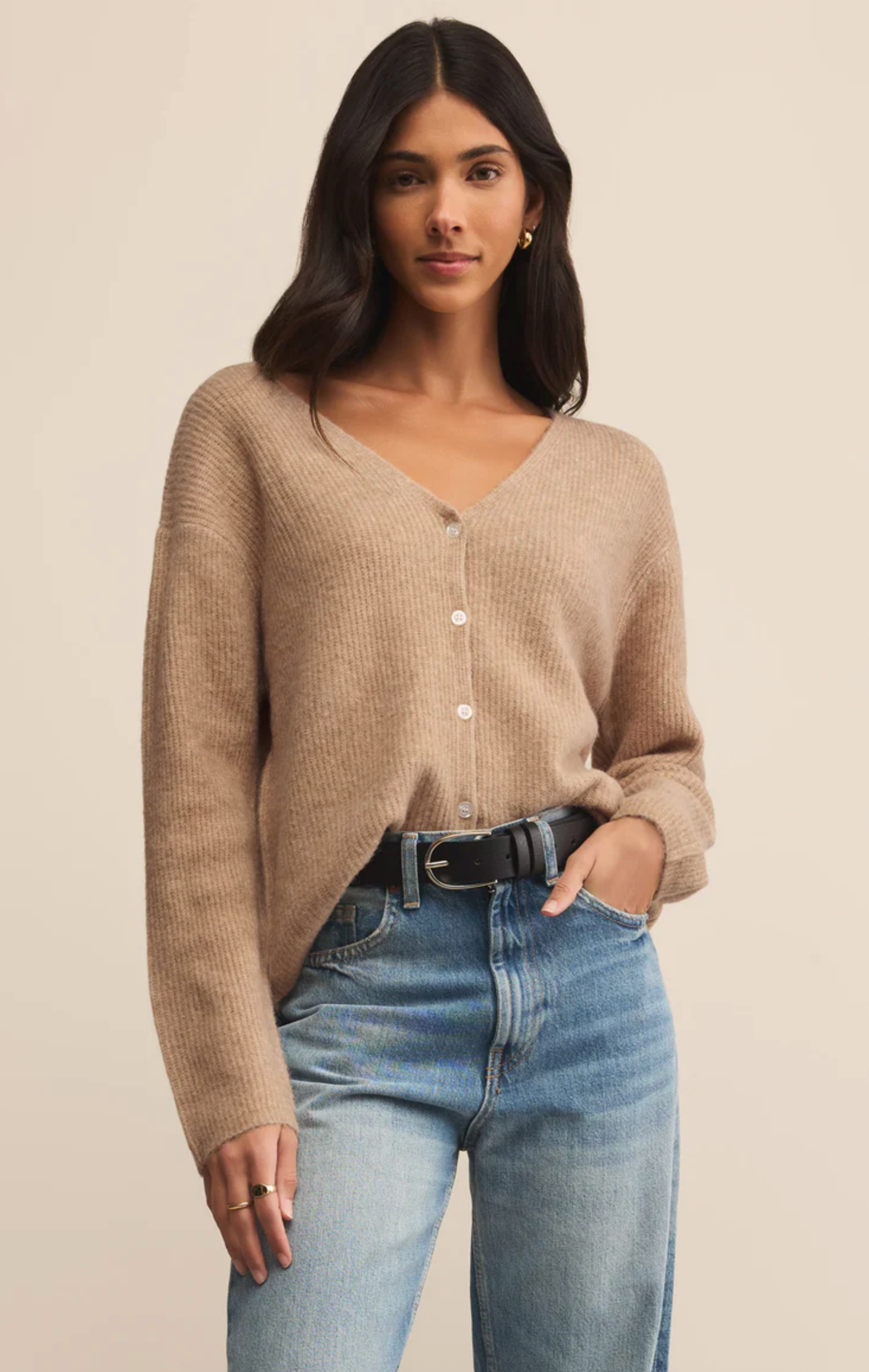 emile v-neck cardigan