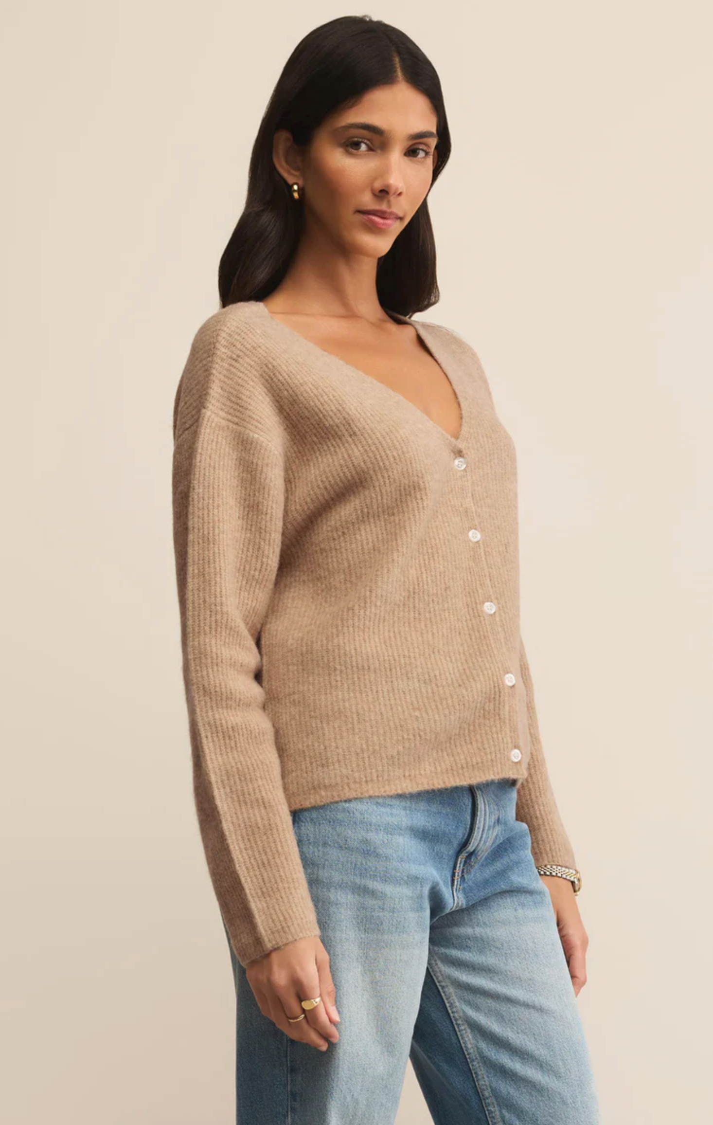 emile v-neck cardigan