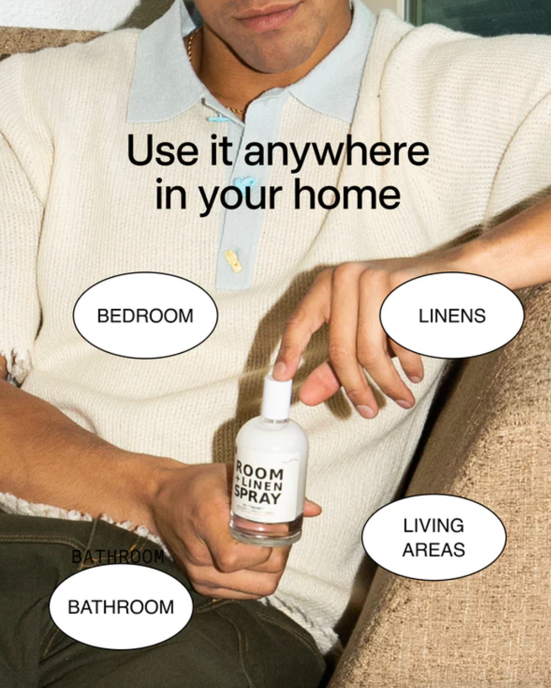 dedcool room + linen spray - xtra milk