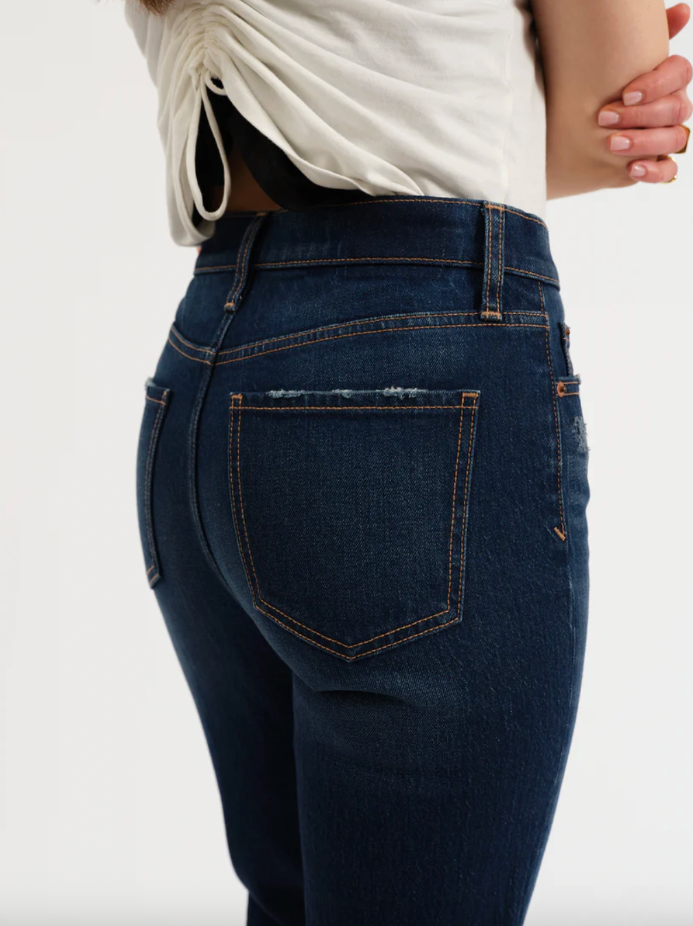 smarty pants high rise straight - vintage ink